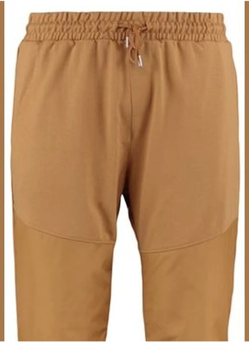 trendyol Camel Men Men's Regular/Real Cut Sweatpants TMNAW21EA0127