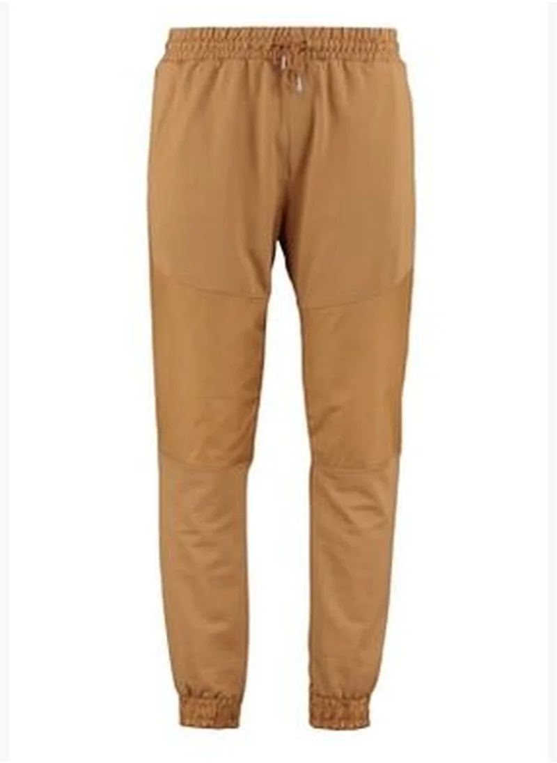 trendyol Camel Men Men's Regular/Real Cut Sweatpants TMNAW21EA0127