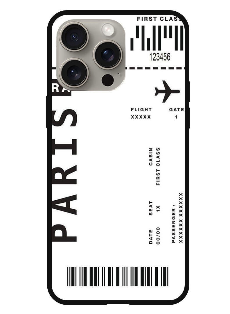 Theodor Protective Case Anti Scratch Shock Proof Bumper Cover For iPhone 15 Pro Max Paris Pass - Image 1