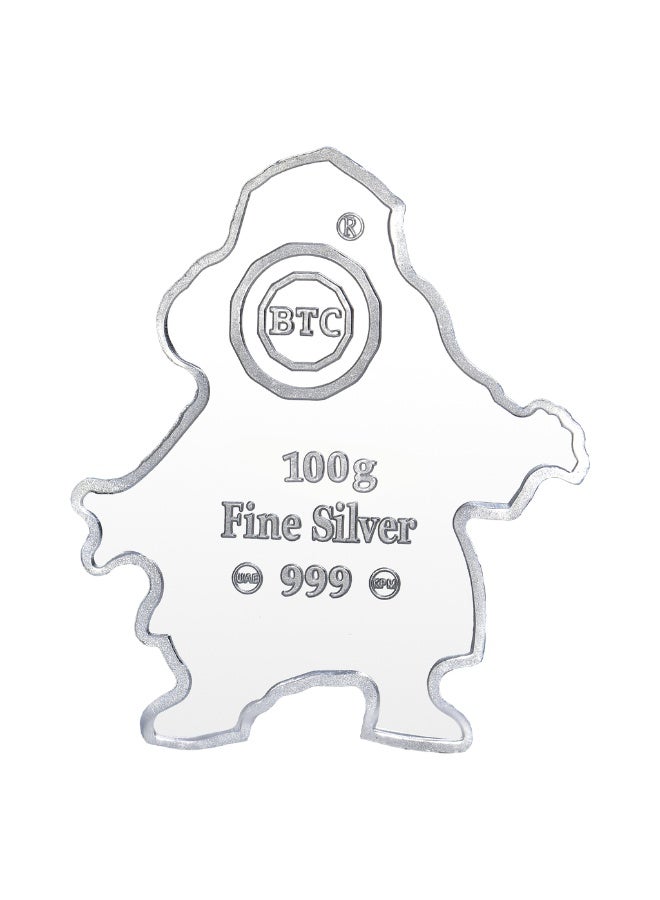 بي تي سي سبيكة فضة أم خماس بي تي سي 100 جرام - Image 2