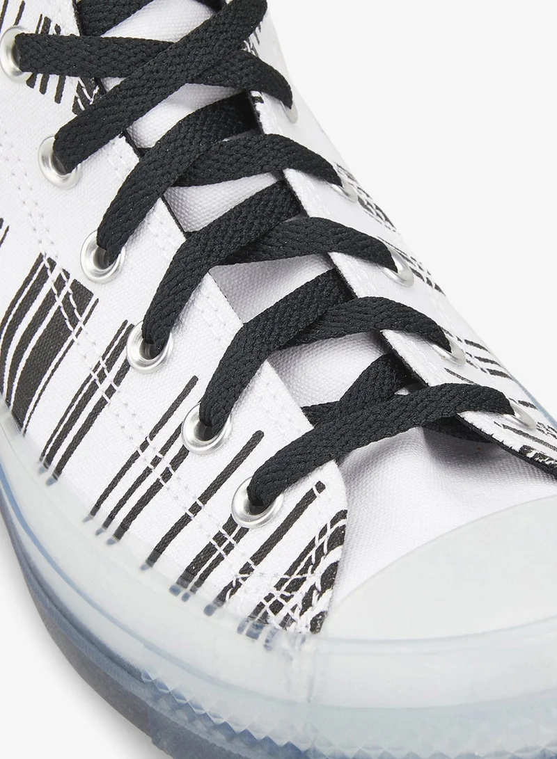 CONVERSE White Chuck Taylor All Star CX Translucent Barcode Unisex Shoe  | Best Price UAE
