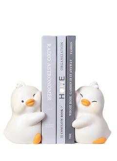 Hug Ducks Bookends (white)