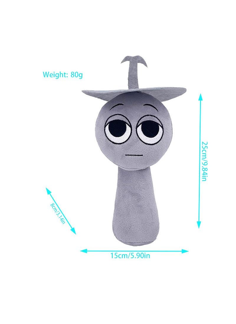 Y&D Sprunki Plush Toys, Sprunky Wenda & Gray Plushies Pillow Stuffed Animal Figure Dolls for Game Fans Gifts for Kids  - Image 2