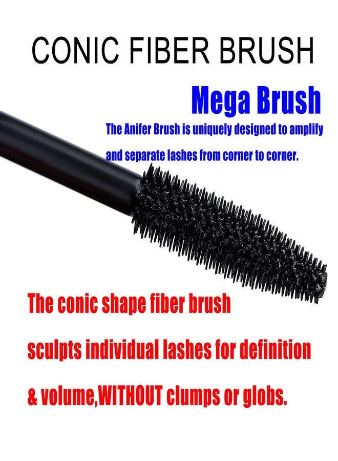 Anifer Intense Volume Mascara, Suitable for Sensitive Eyes, Clump-Free, Flake-Free, Smudge-Proof, Black - Image 4
