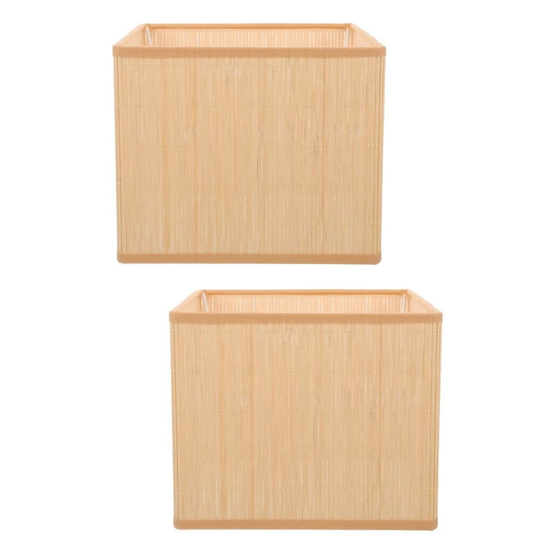 2pcs Hand-Woven Lampshade Rustic Style Ceiling Cover Lamp Cover - Image 1