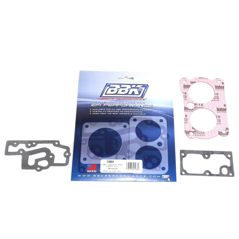 BBK Performance BBK 1583 Twin 52mm Throttle Body Gasket Kit for GM Twin 305/350 - Image 2
