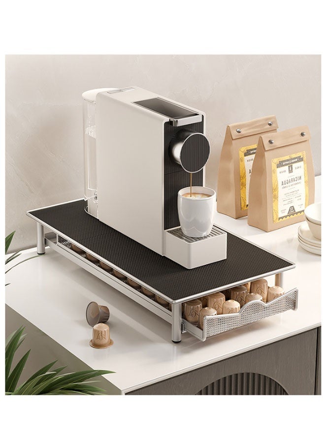 Bukela Metal Coffee Capsule Storage Drawer Holds 40 Pods For Nespresso Organizer Stand For Coffee Bar Office & Home Countertop - Image 2
