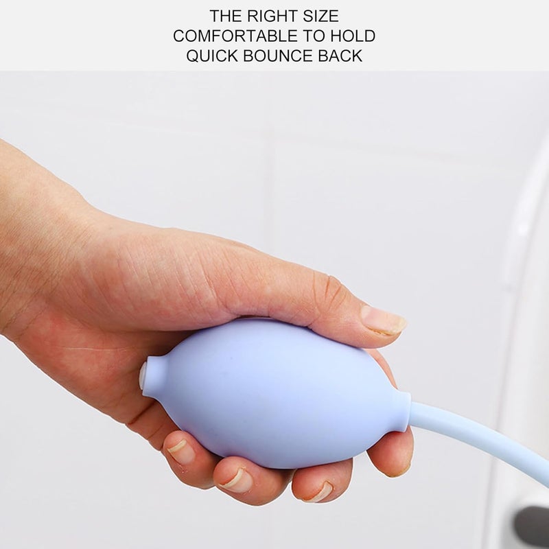 klarako Sitz Bath Flusher Tube, Universal Single Hole Squeeze Sitz Flusher Hose with Pump for Portable Bidet - Image 3