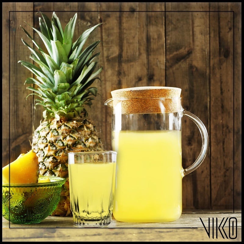 Vikko 5 Ounce Juice Glasses, Heavy Base SMALL Glassware for Drinking Orange Juice, Water, Perfect Cup for Children, Tasting, and Small Portions, Set of 6 Crystal Clear Glass Tumblers - Image 4