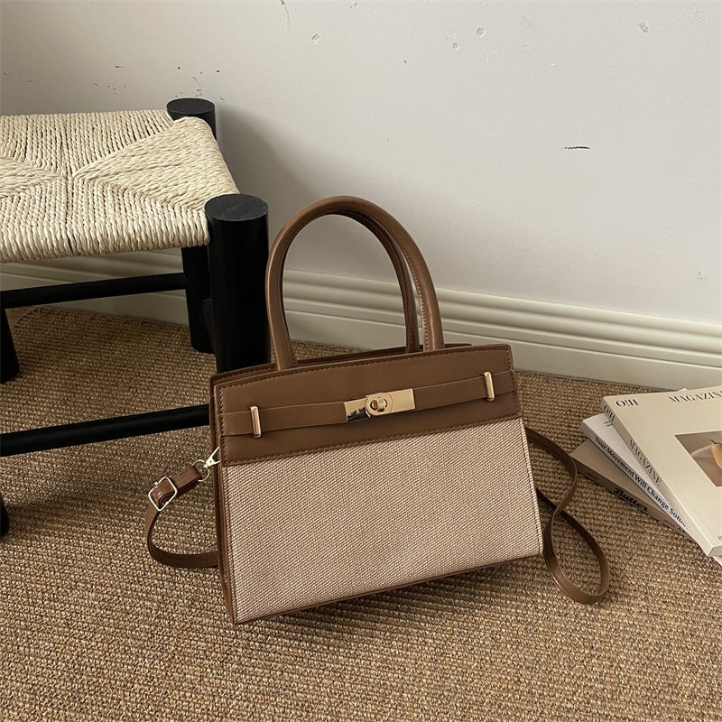Women's Color-Block Small Square Crossbody Bag - Image 3
