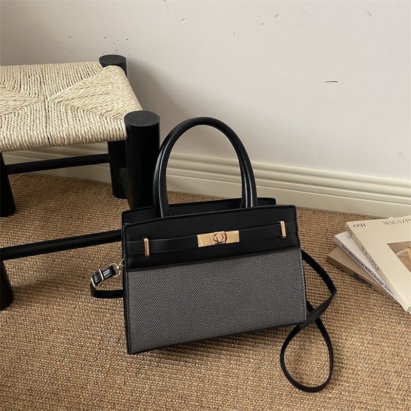 Women's Color-Block Small Square Crossbody Bag - Image 5