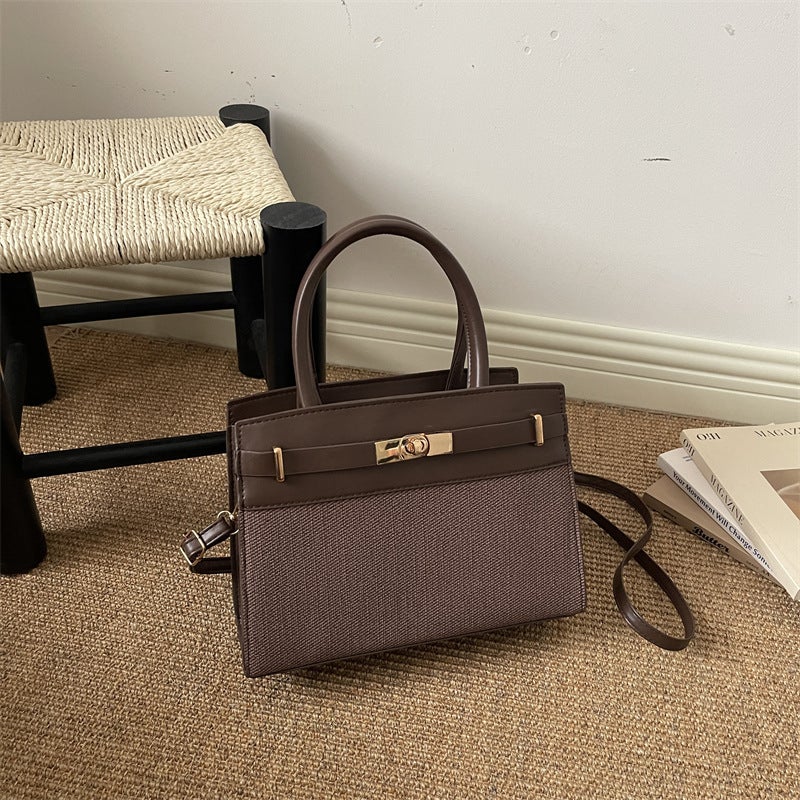 Women's Color-Block Small Square Crossbody Bag - Image 4