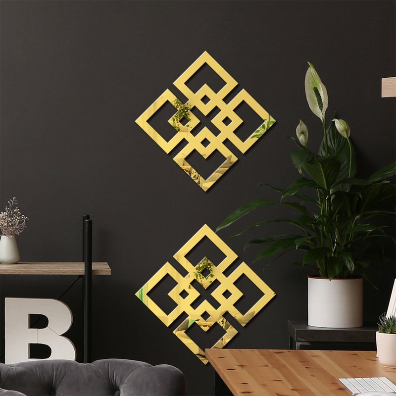 Jm1124 Acrylic Mirror Wooden Wall Stickers Living Room Bedroom Home Decoration Wooden Crafts Wall Stickers - Image 5