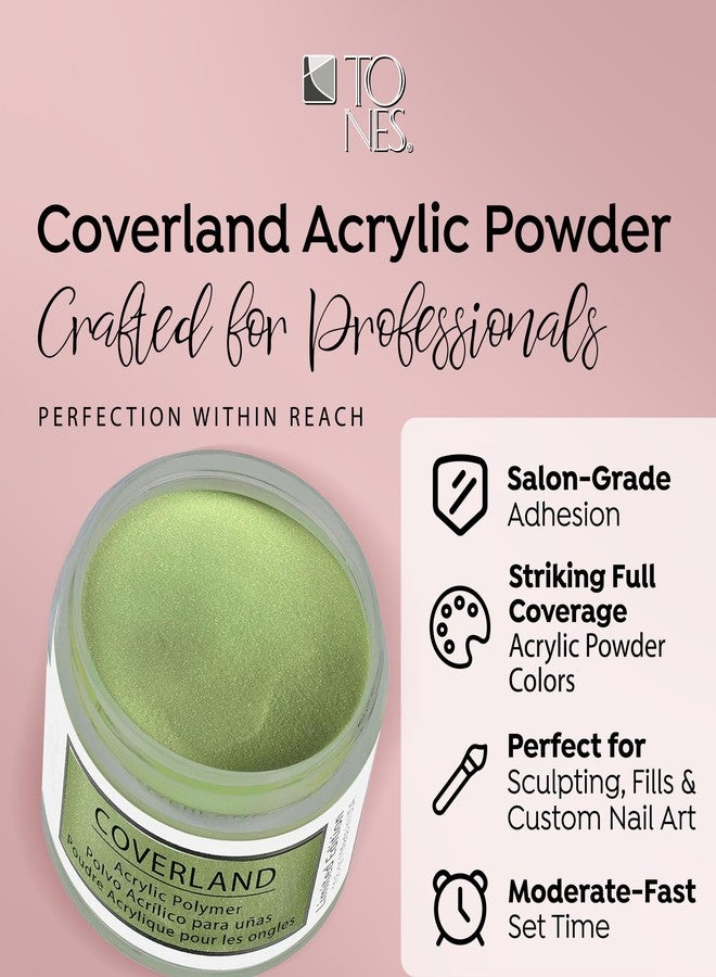 Tones Coverland Acrylic Nail Powder "Sour Apple" - Limited Edition Acrylic Powder for Nail Design, Sculpting, and Masking Nail Bed Imperfections - (1.5 Oz) - Image 3