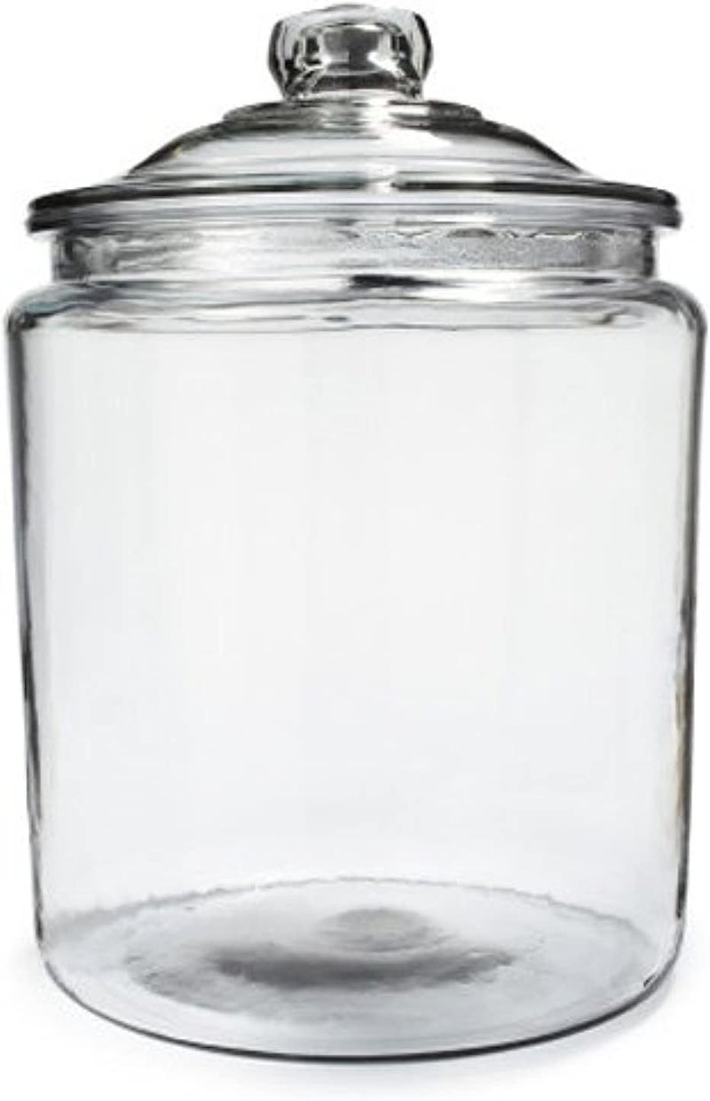 Anchor Hocking 1 Gallon Heritage Hill Glass Jar with Lid - Image 1
