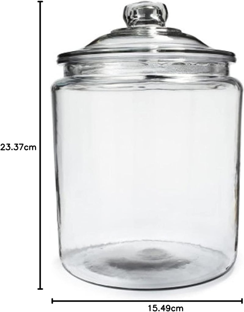 Anchor Hocking 1 Gallon Heritage Hill Glass Jar with Lid - Image 5