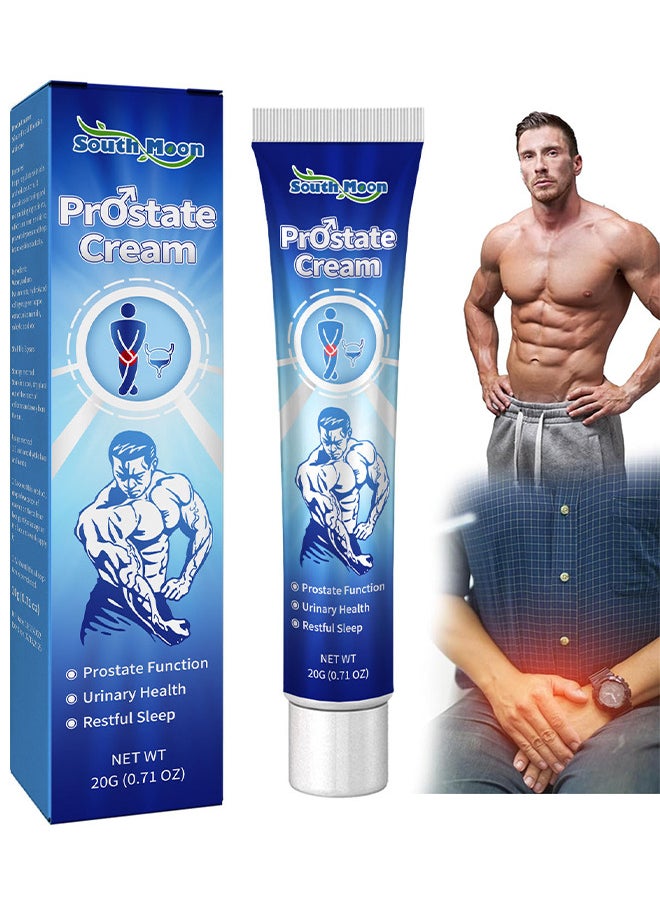 SOUTH MOON Men Prostate Enhance Cream Reduce Frequent Urination For Men Health Care Treatment 20G  - Image 1