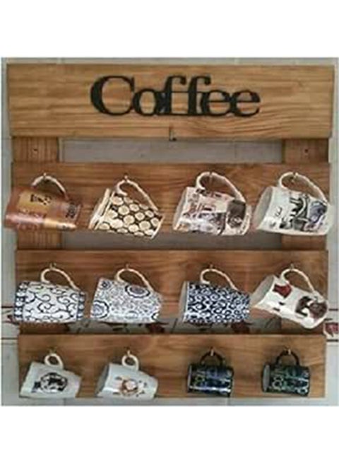 حامل مج زاوية قهوة خشب 40×50 سم