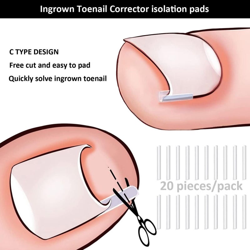 Gnker Thick Toenail Clippers, Professional Podiatrist Nail Clippers Set for Thick & Ingrown Toenails Corrector Treatment, Wide Jaw Opening Pedicure Kit Large Toe Nail Clipper for Men, Women, Seniors - Image 5