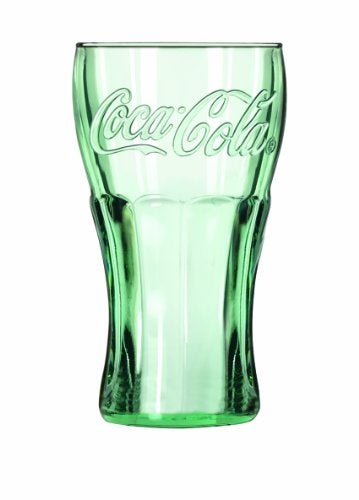 LIBBEY Libbey CocaCola 1634Ounce Glass Tumblers Georgia Green Set of 12