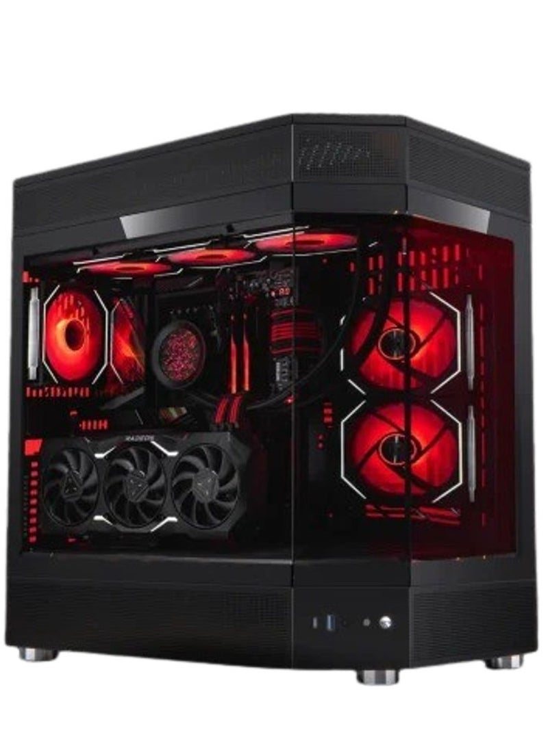 NANOTECH - Aetherion Blaze Gaming PC - Intel Core i7-12700F Processor, 12 Cores & 20 Threads, DDR4 32GB (2*16) 3600MHz Ram, Nvidia GeForce RTX 4060 8GB OC Edition GDDR6 Graphics Card, 2TB NVMe M.2 SSD, 3 Fan AIO Liquid Cooler, 750W 80 Plus Power Supply, Windows 11 Pro | Wi-Fi - Image 1