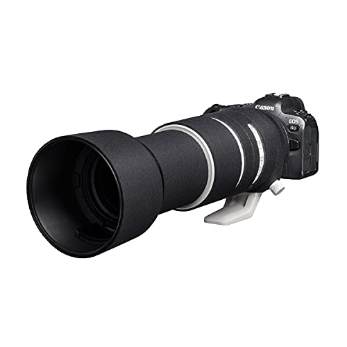 easyCover neoprene Lens Protection Camouflage Cover Lens Protection Compatible with Canon RF 100-500 F4.5-7.1L IS USM Black - Image 1