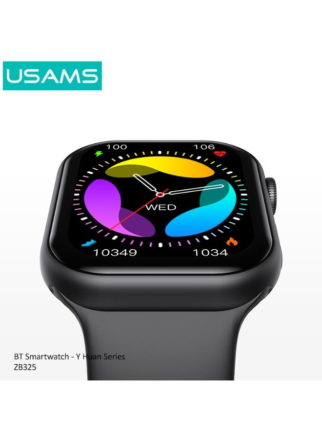 Usams 1) USAMS ZB325 Smartwatch – 2.01'' HD Display – Bluetooth Calling – Health & Sleep Monitoring – 20+ Sports Modes – Magnetic Chargin - Image 2