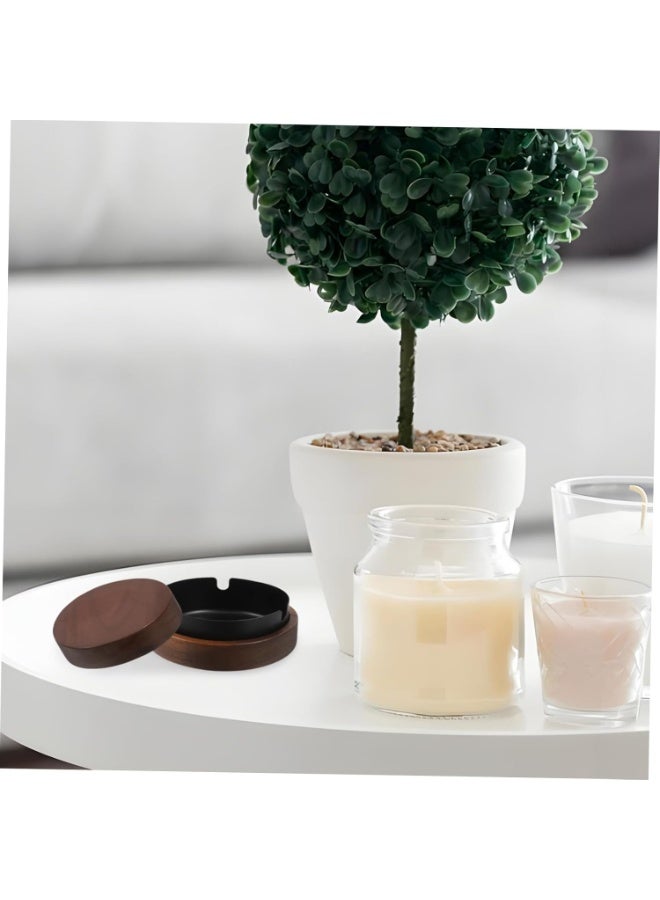 Indoor Ashtray Ashtray Smoking Office Ash Container Office Cigarette Ash Holder Home Accessory - Image 2