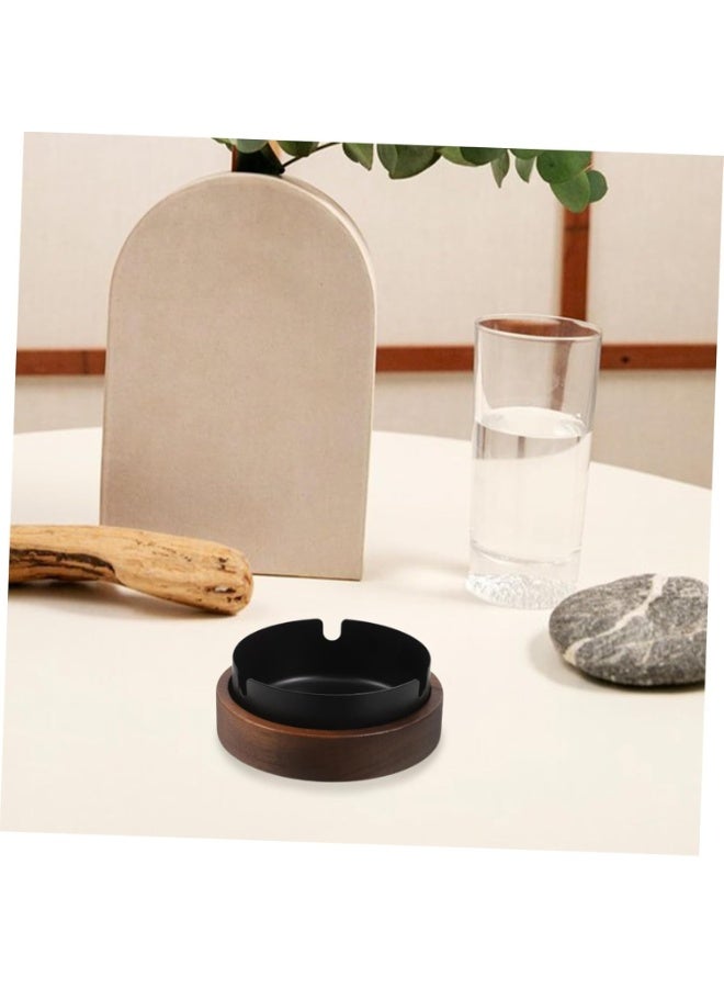 Indoor Ashtray Ashtray Smoking Office Ash Container Office Cigarette Ash Holder Home Accessory - Image 1
