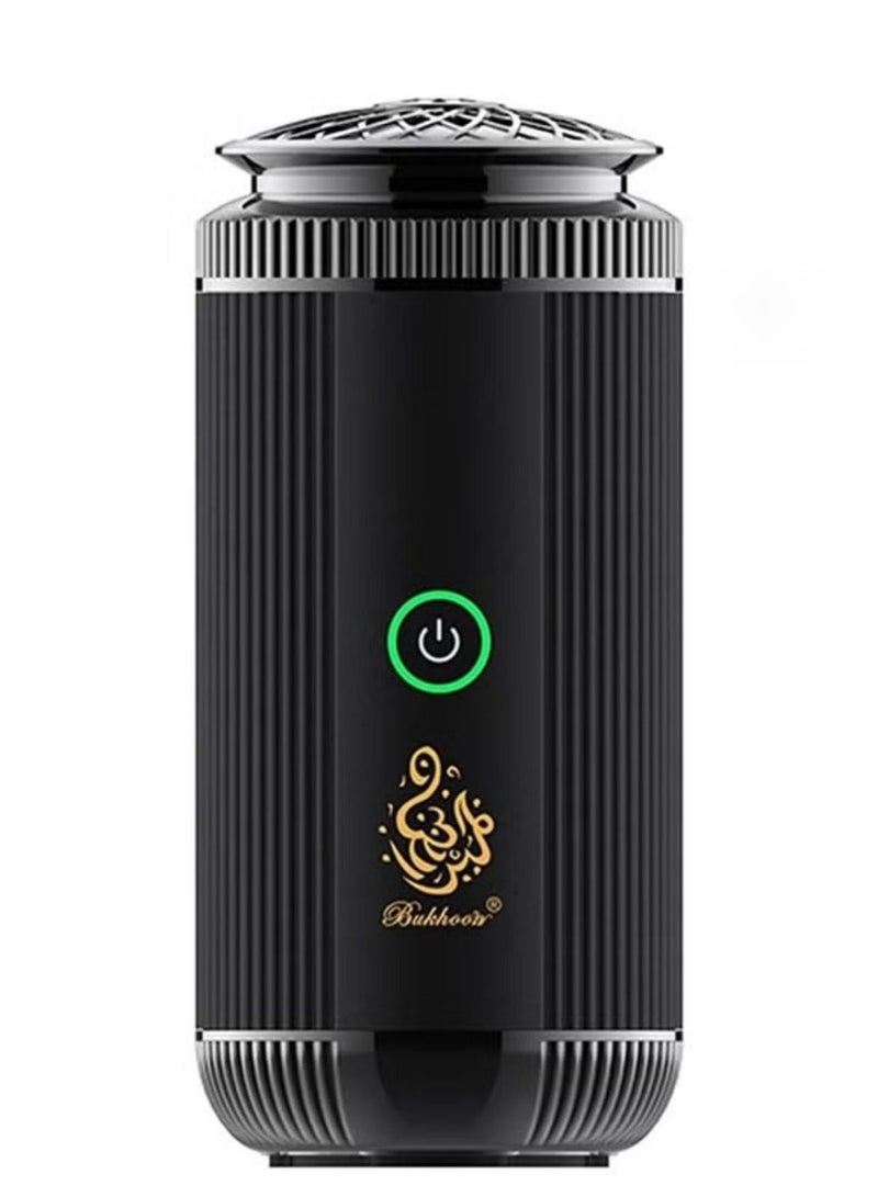 Denx Electronic Incense Burner with Radiator Fan  Premium Material   2000mAh Battery  Type-C Charging – Portable Burner for Home, Car, and Room - Image 1