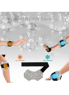 Y&D Ice Packs for Injuries Reusable, Ankle/Foot Therapy Wrap, Hot Cold Gel Pack with Adjustable Brace Sprained Ankles, Plantar Fasciitis, and Swelling Feet, Microwaveable, Freezable, Gray  - Image 2