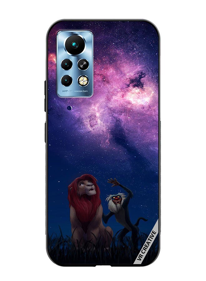 VR CREATIVE Protective Case Cover For Infinix Note 11 Pro Lion King Design Multicolour - Image 1
