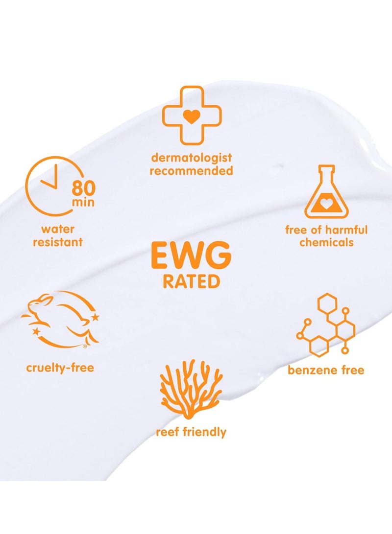 Thinkbaby SPF 50+ Baby Mineral Sunscreen – Safe, Natural Sunblock for Babies - Water Resistant Sun Cream – Broad Spectrum UVA/UVB Sun Protection – Vegan Baby Sunscreen Lotion, 3 Oz. - Image 3