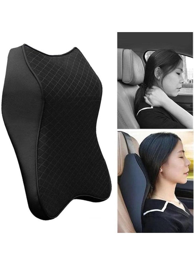 Memory Foam Car Neck Pillow, Breathable Headrest Cushion for Car Seat, Office Chair and Everyday Neck Support - Image 2
