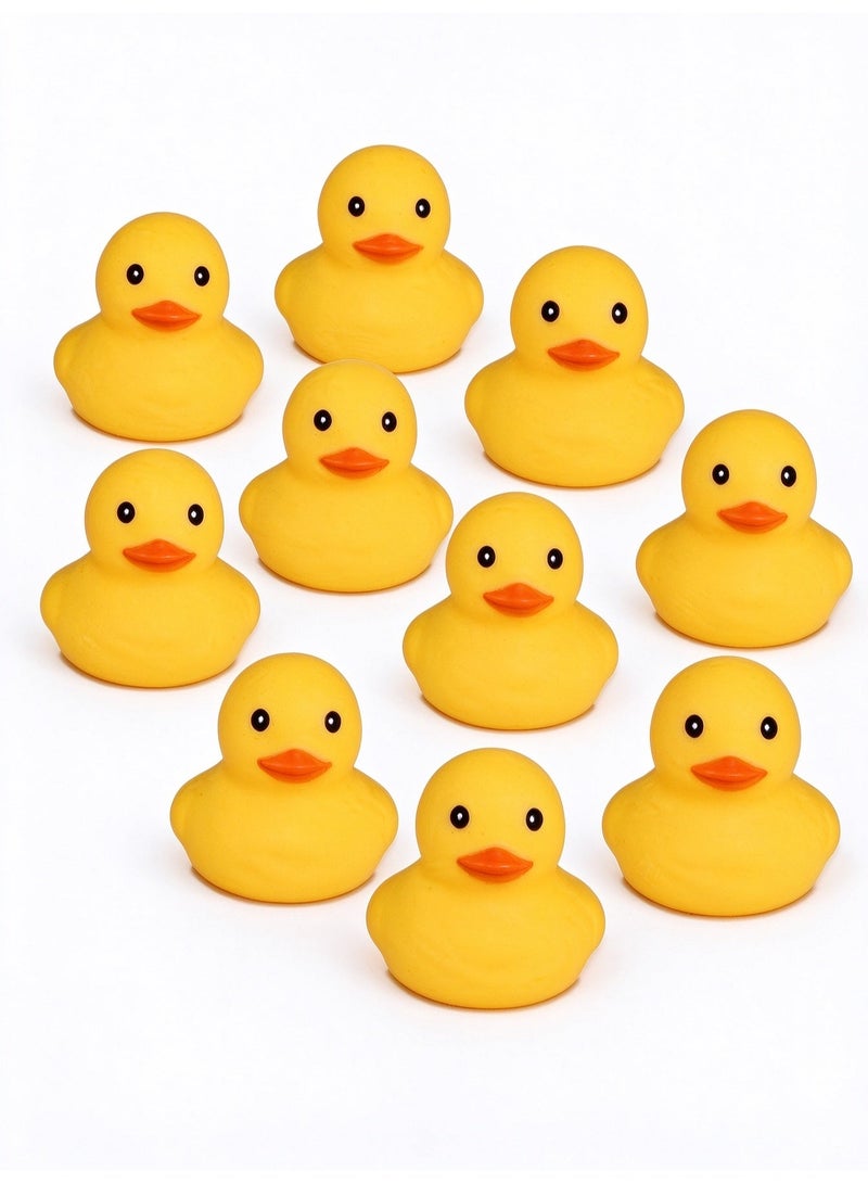15-piece colorful random duck set, mixed colorful cute holiday bath toys, squeaky floating ducks, perfect for classroom rewards and holiday decorations. - Image 1