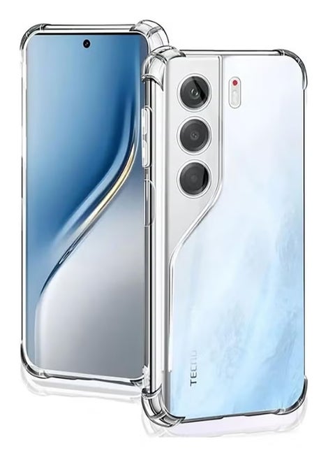 Transparent Anti-drop Case for TECNO Camon 40 Pro 5G Clear TPU Four Corners Protection Cover Soft funda