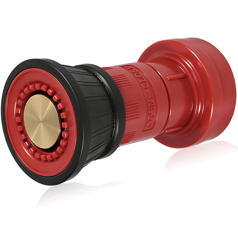 Happy Tree 2" NPSH Fire Hose Nozzle Thermoplastic Fire Equipment Constant Flow Fog Nozzle - Image 1
