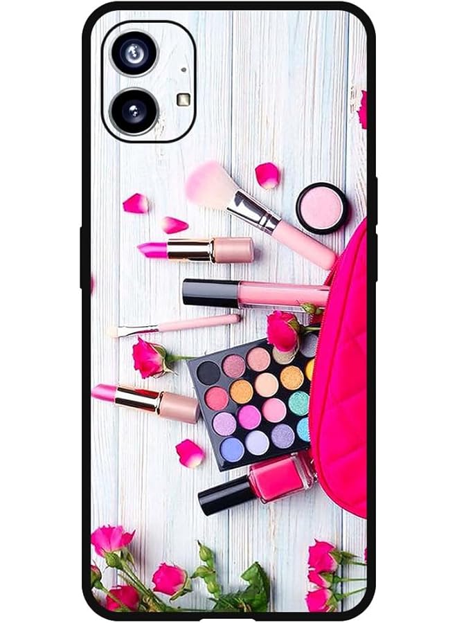 erorex Protective Case Anti Scratch Shock Proof Bumper Cover For Nothing Phone 1 Makeup Thing Multicolour Mcnp1A323 - Image 1