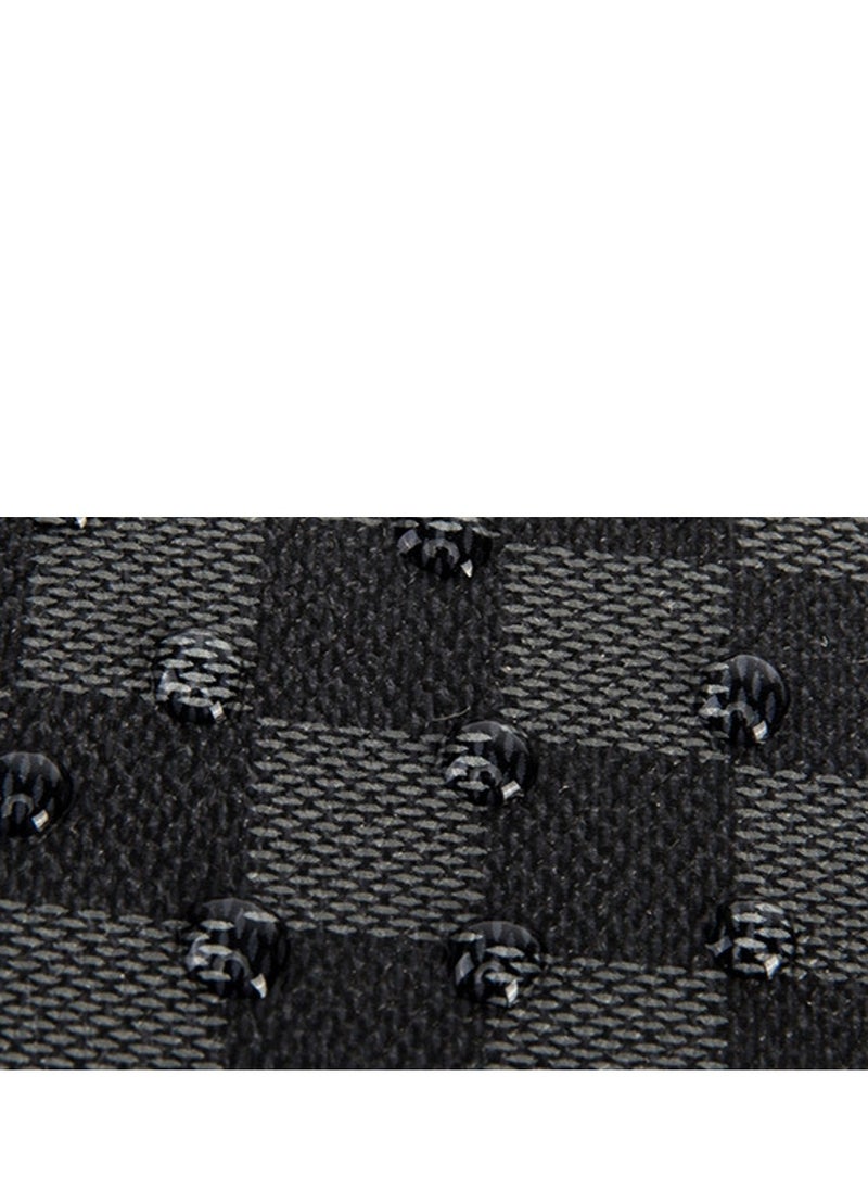 Men's handbag plaid soft leather IPAD clutch bag envelope bag trendy business casual large capacity clutch bag waterproof