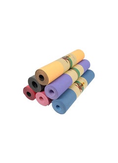 VIO Anti-Slip Roll-Up Yoga Mat Eco Friendly Foldable Non-Slip Soft Exercise Mat for Pilates Fitness Gym Workout for Men Women Beginners Elderly for Indoor Outdoor 183CM 61CM 6MM Pink  - Image 3