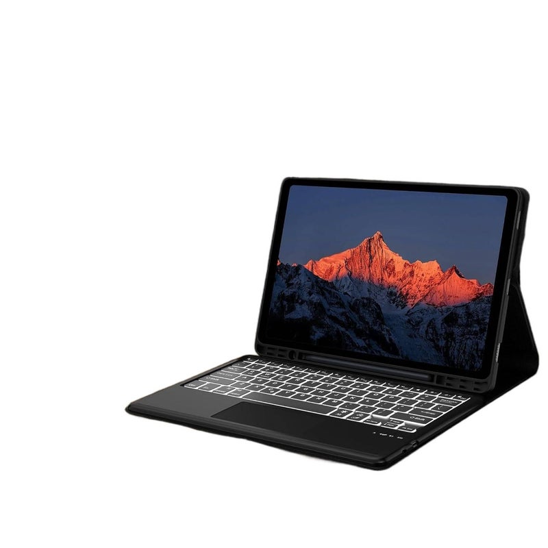 حافظة آيباد متوافقة مع عدة موديلات آيباد باللون أسود iPad للاستخدام الخارجي سهل الحمل عملي للاستخدام المتكرر - Image 4