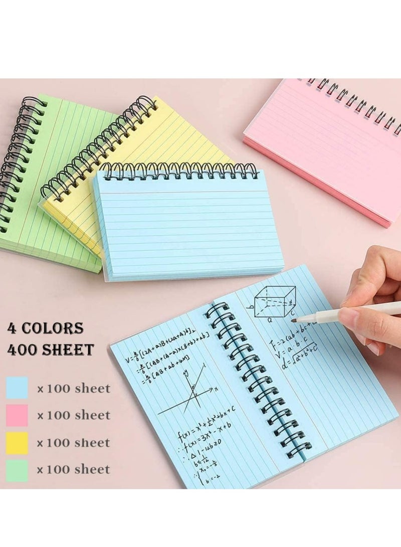 أوزيغالور 8 عبوات دفتر ملاحظات حلزوني للمدرسة، دفتر ملاحظات مسطر للمدرسة، دفاتر ملاحظات مسطرة لعمل الأطفال، المدرسة. - Image 2