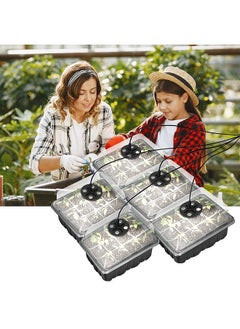 5PCS Plant Seed Starter Tray With Grow Lights for Planting Seeds 60 Seedling Cells Organic Plant Starter Kit with 5 Labels 2 Transplanting Tool - pzsku/Z663EFA3489563105B69DZ/45/_/1672287904/6f429ab5-fcb4-4d6e-878c-e7095be4e461