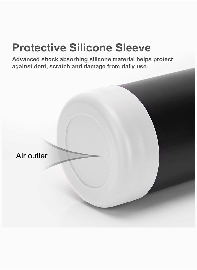 SYOSI - Hydro Flask Boot, Hydro Sport Water Bottles Flask Anti-Slip Bottom Sleeve Cover, Compatible With Hydro Flask And More Water Bottles, Anti-Slip Bottom Sleeve Cover, White Color - Image 1