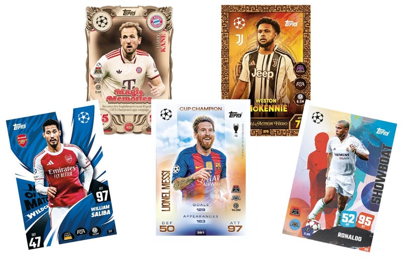 Topps بطاقات تداول وجمع UEFA Champions League Match Attax 2025-26 (حزمة لعبة ذكية برو + حزمة متعددة) - Image 3