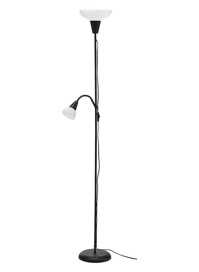 Arabest Floor Lamp,Vertical Lamps Light,Modern Creative Floor Lamp,Wrought Iron Living Room Bedroom Bedside Lamp,Suitable for Living Room,Bedroom,Study,Office Black 178 cm  - Image 1