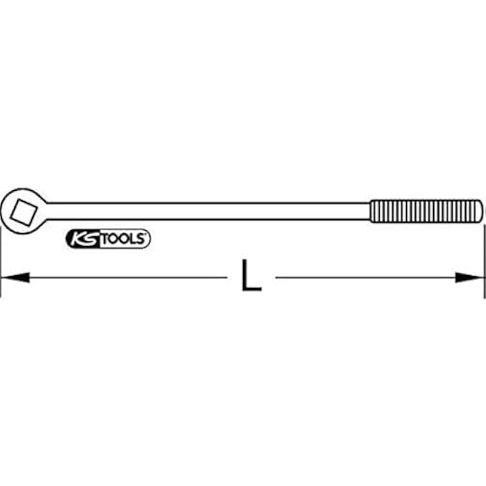 KS Tools 18MM RADIATOR TAP WRENCH, 500MM - Image 2