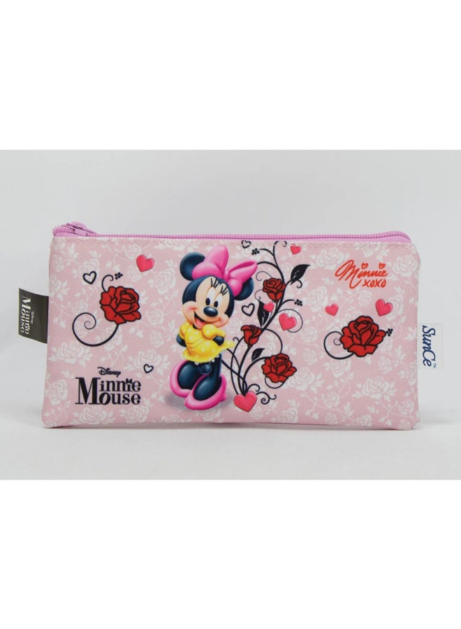 SunCe 5-Piece Disney Minnie Zipper Closure Trolley Backpack Set Pink and Black 24 x 6 x 6 cm SUNS-8010DMM  - Image 4