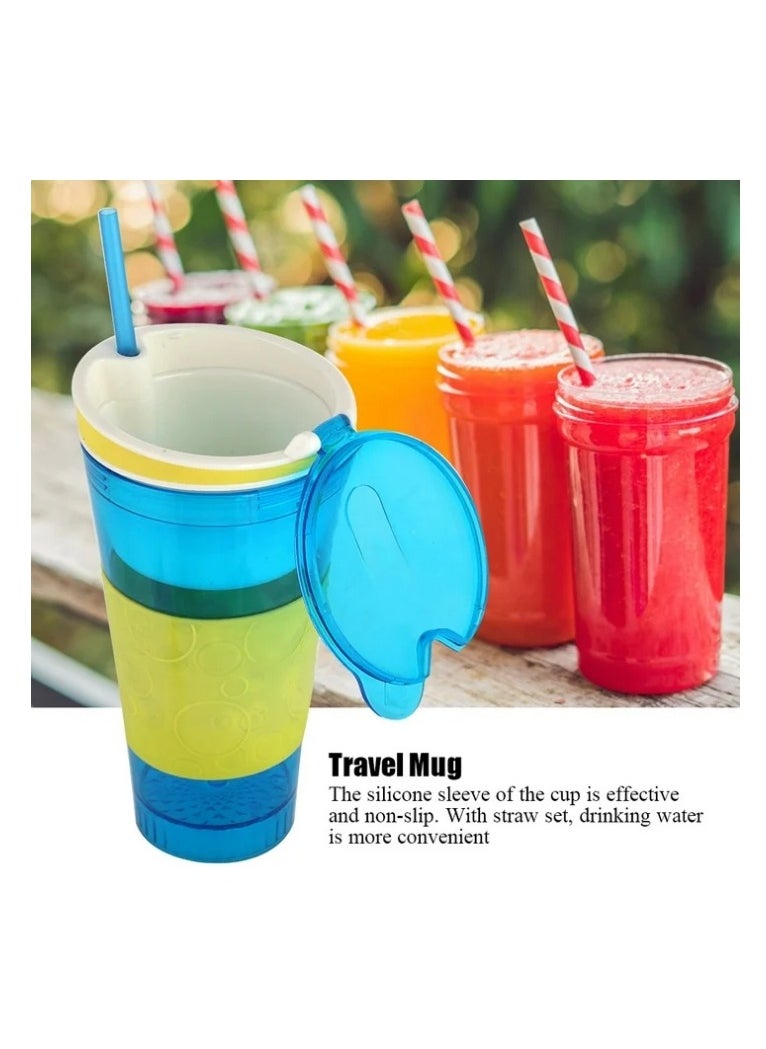 Snackeez - Snackeez Travel Snack & Drink Cup with Straw - Image 1
