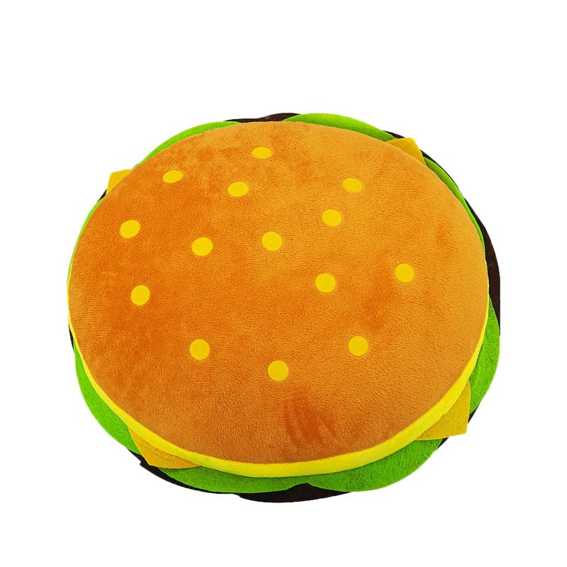 CHELEI2019 118 Hamburger Plush Cheeseburger Pillow Stuffed Food Cushion ToyGifts for Kids - Image 3